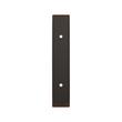 3" Contemporary Cabinet Pull Backplate - Oil Rubbed Bronze, , large image number 1