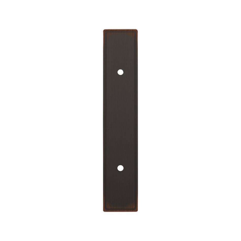 3" Contemporary Cabinet Pull Backplate - Oil Rubbed Bronze, , large image number 1