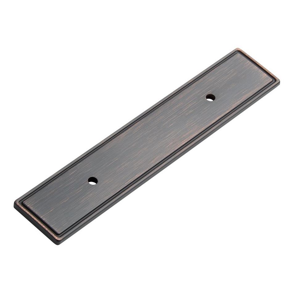 3" Contemporary Cabinet Pull Backplate - Oil Rubbed Bronze, , large image number 0