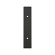 3" Contemporary Cabinet Pull Backplate - Matte Black, , large image number 1