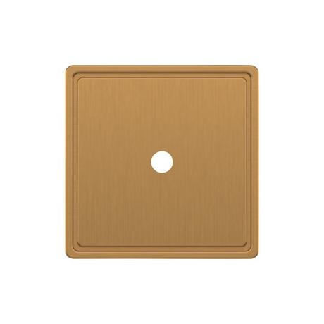 Contemporary Square Cabinet Knob Backplate