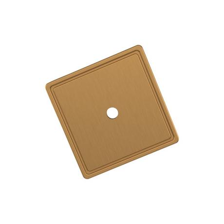 Contemporary Square Cabinet Knob Backplate