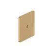 Contemporary Square Cabinet Knob Backplate - Champagne Bronze, , large image number 2