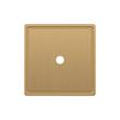Contemporary Square Cabinet Knob Backplate - Champagne Bronze, , large image number 1