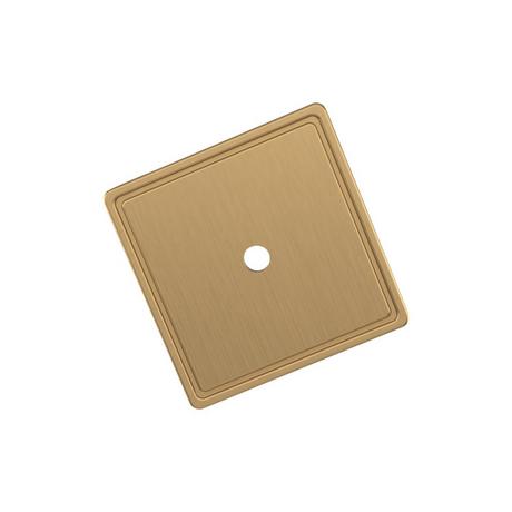 Contemporary Square Cabinet Knob Backplate