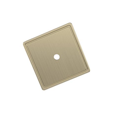 Contemporary Square Cabinet Knob Backplate