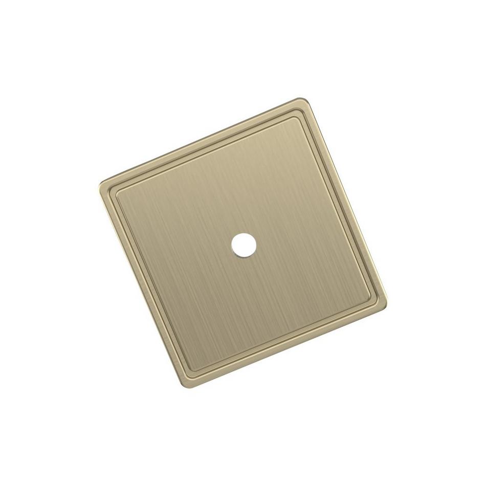 Contemporary Square Cabinet Knob Backplate, , large image number 3