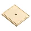 Contemporary Square Cabinet Knob Backplate, , large image number 0