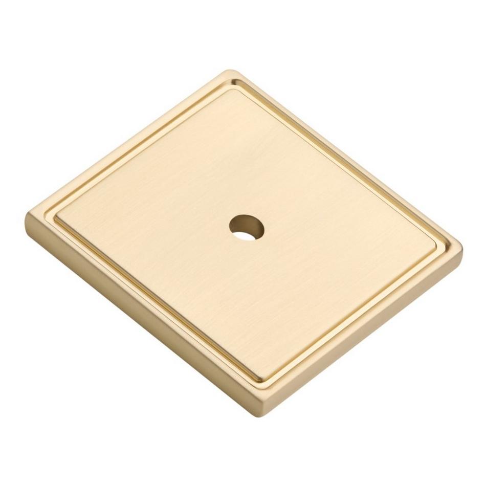 Contemporary Square Cabinet Knob Backplate, , large image number 0