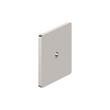 Contemporary Square Cabinet Knob Backplate - Polished Nickel, , large image number 2