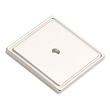 Contemporary Square Cabinet Knob Backplate, , large image number 4