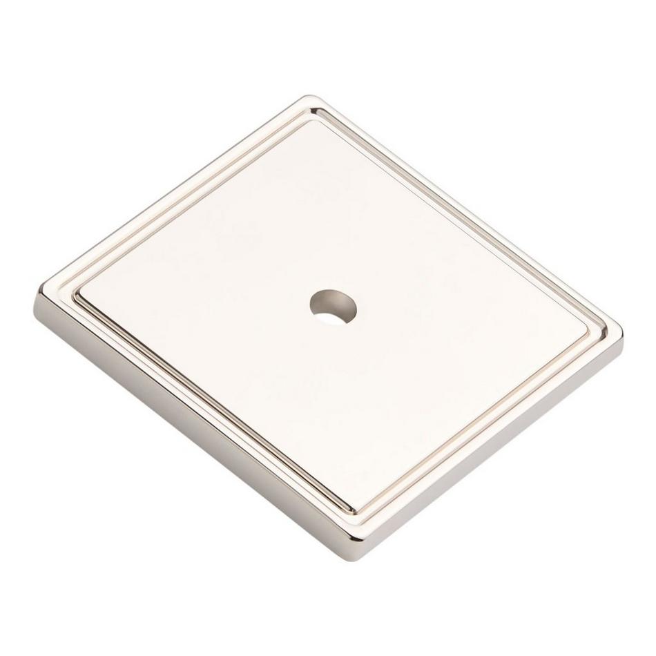 Contemporary Square Cabinet Knob Backplate, , large image number 4