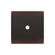 Contemporary Square Cabinet Knob Backplate - Oil Rubbed Bronze, , large image number 1