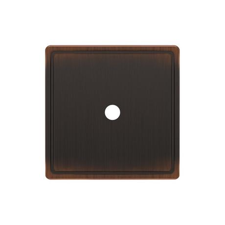 Contemporary Square Cabinet Knob Backplate