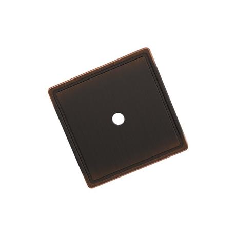 Contemporary Square Cabinet Knob Backplate