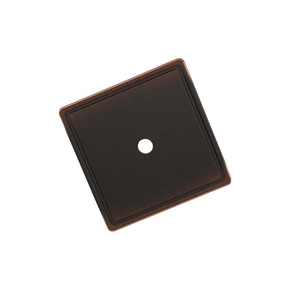 Contemporary Square Cabinet Knob Backplate, , large image number 5