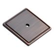 Contemporary Square Cabinet Knob Backplate, , large image number 7