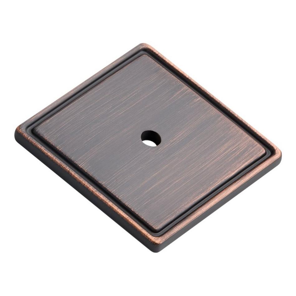 Contemporary Square Cabinet Knob Backplate, , large image number 7