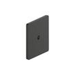 Contemporary Square Cabinet Knob Backplate - Matte Black, , large image number 2