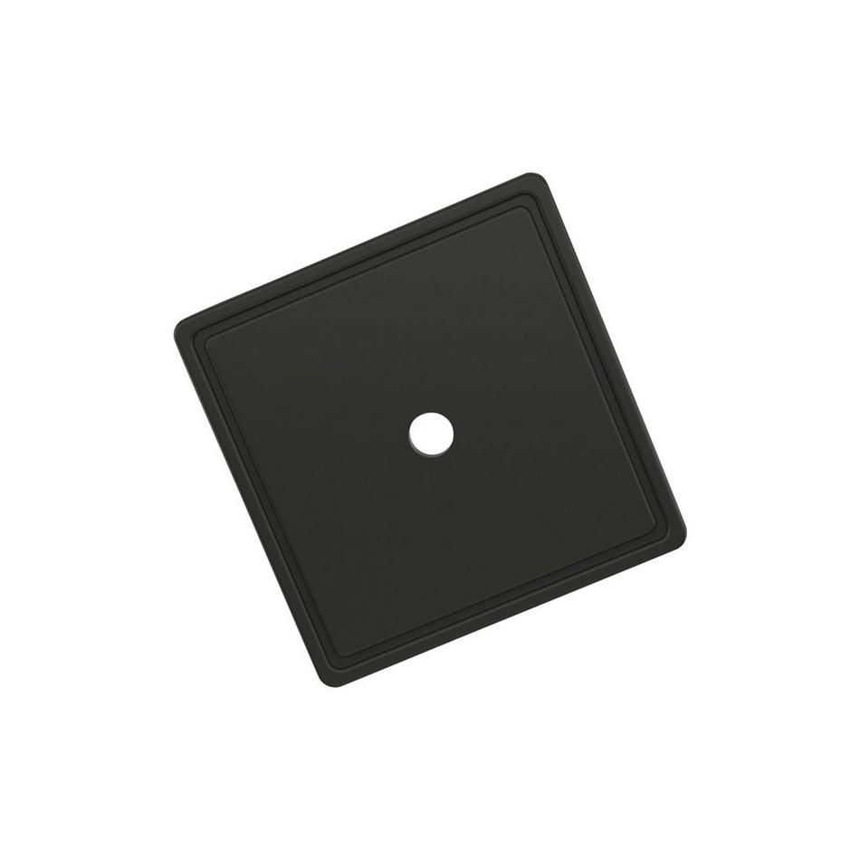Contemporary Square Cabinet Knob Backplate, , large image number 4