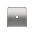 Contemporary Square Cabinet Knob Backplate - Polished Chrome, , large image number 1