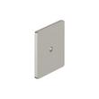 Contemporary Square Cabinet Knob Backplate - Satin Nickel, , large image number 2