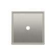 Contemporary Square Cabinet Knob Backplate - Satin Nickel, , large image number 1