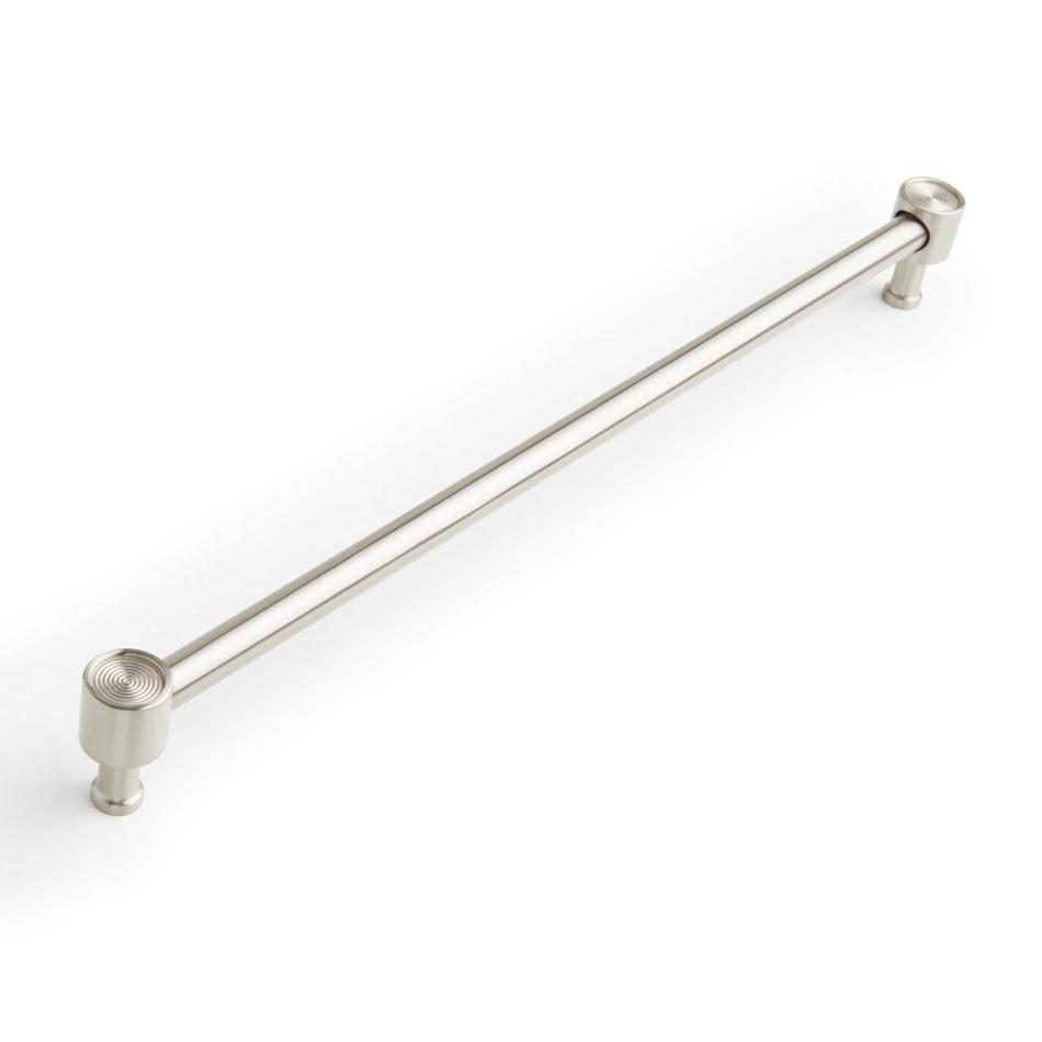 12-5/8" Orwell Radial Textured Oversized Cabinet Pull - Satin Nickel, , large image number 0