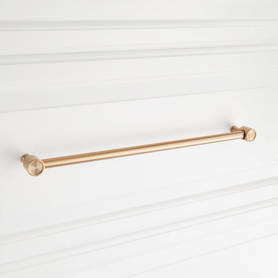 10-1/16" Orwell Radial Textured Oversized Cabinet Pull - Champagne Bronze, , large image number 3