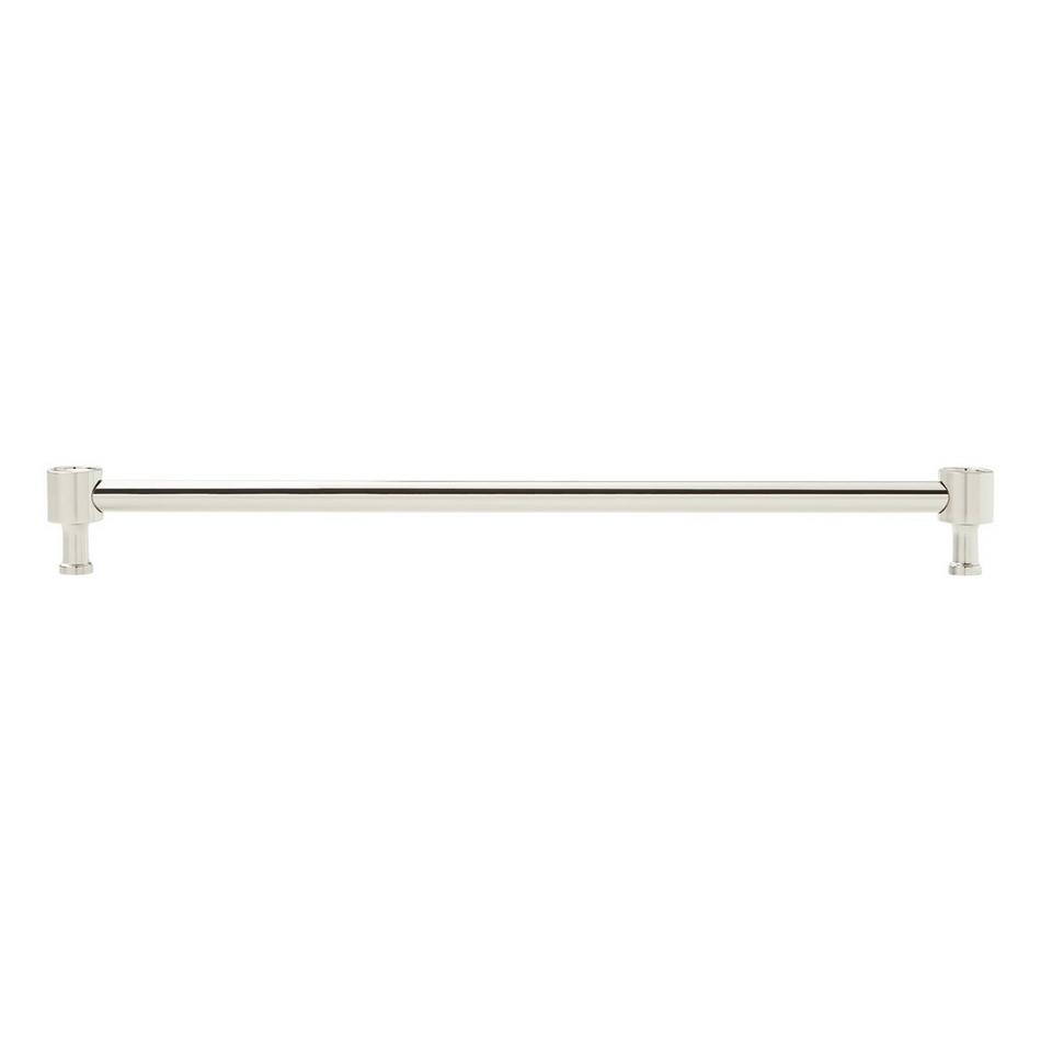 10-1/16" Orwell Radial Textured Oversized Cabinet Pull - Polished Nickel, , large image number 2