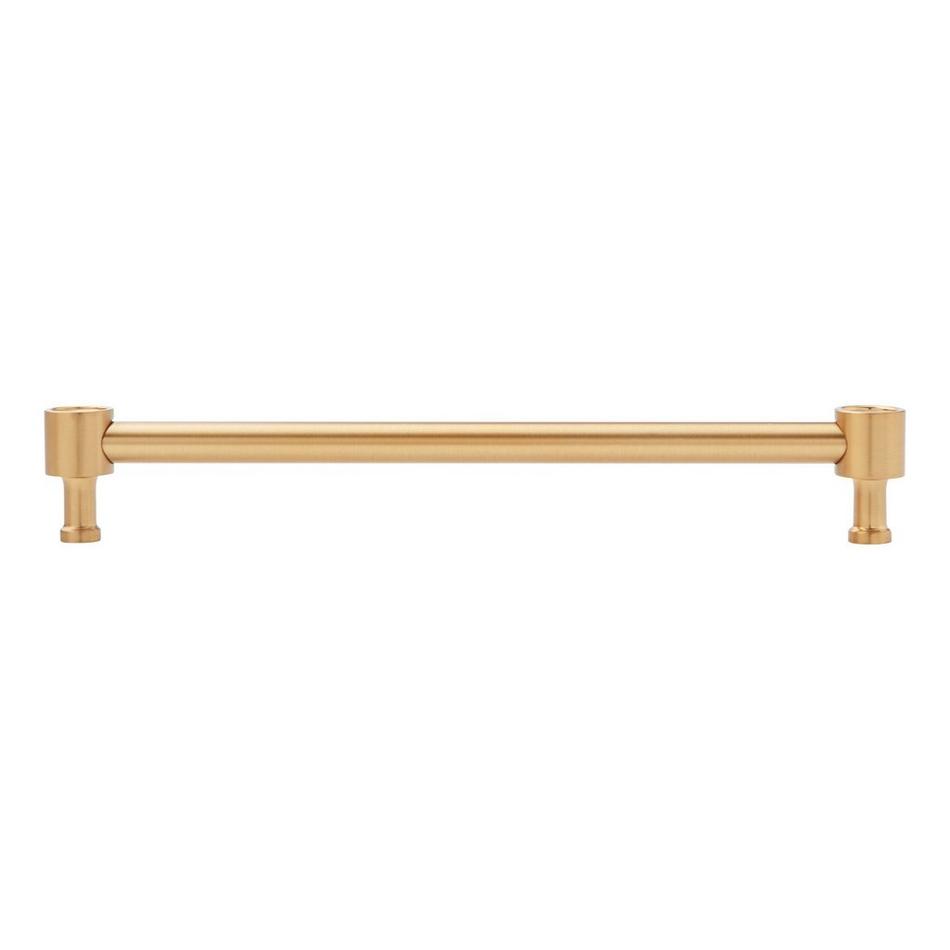 8-13/16" Orwell Radial Textured Oversized Cabinet Pull - Brushed Gold, , large image number 2
