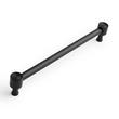 8-13/16" Orwell Radial Textured Oversized Cabinet Pull - Matte Black, , large image number 0