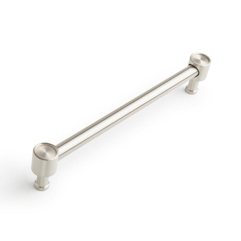 7-9/16" Orwell Radial Textured Cabinet Pull - Satin Nickel, , large image number 0