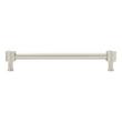 7-9/16" Orwell Radial Textured Cabinet Pull - Satin Nickel, , large image number 2