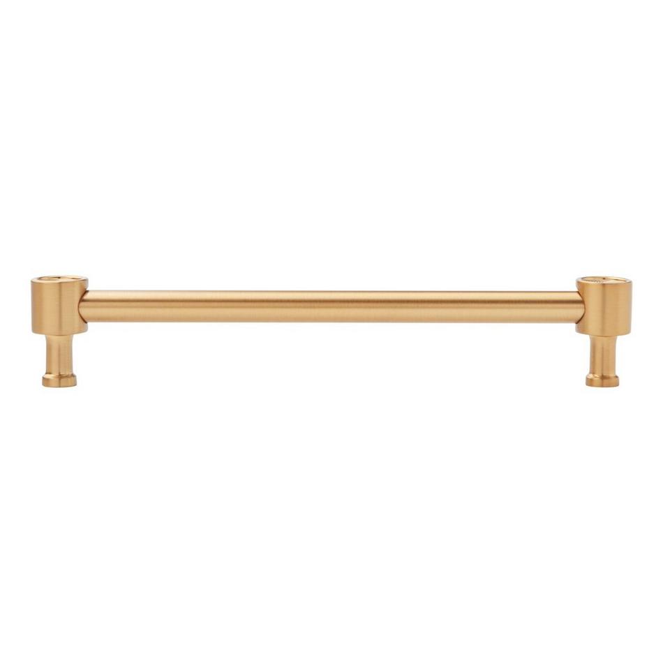 6-5/16" Orwell Radial Textured Cabinet Pull - Brushed Gold, , large image number 2