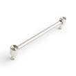 6-5/16" Orwell Radial Textured Cabinet Pull - Polished Nickel, , large image number 0