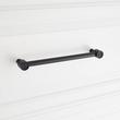 6-5/16" Orwell Radial Textured Cabinet Pull - Matte Black, , large image number 3