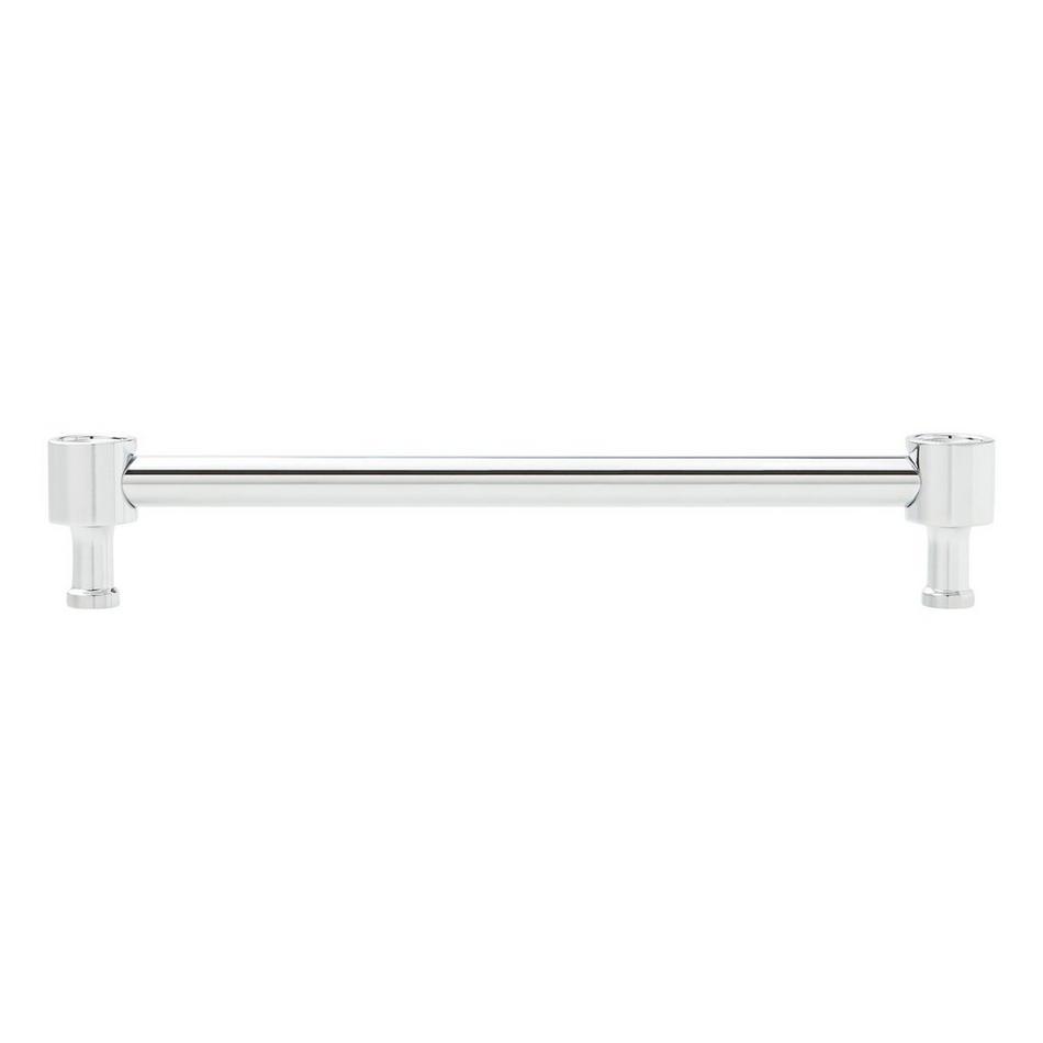 6-5/16" Orwell Radial Textured Cabinet Pull - Polished Chrome, , large image number 2