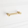 5-1/16" Orwell Radial Textured Cabinet Pull - Golden Champagne, , large image number 3