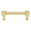 5-1/16" Orwell Radial Textured Cabinet Pull - Golden Champagne, , large image number 2