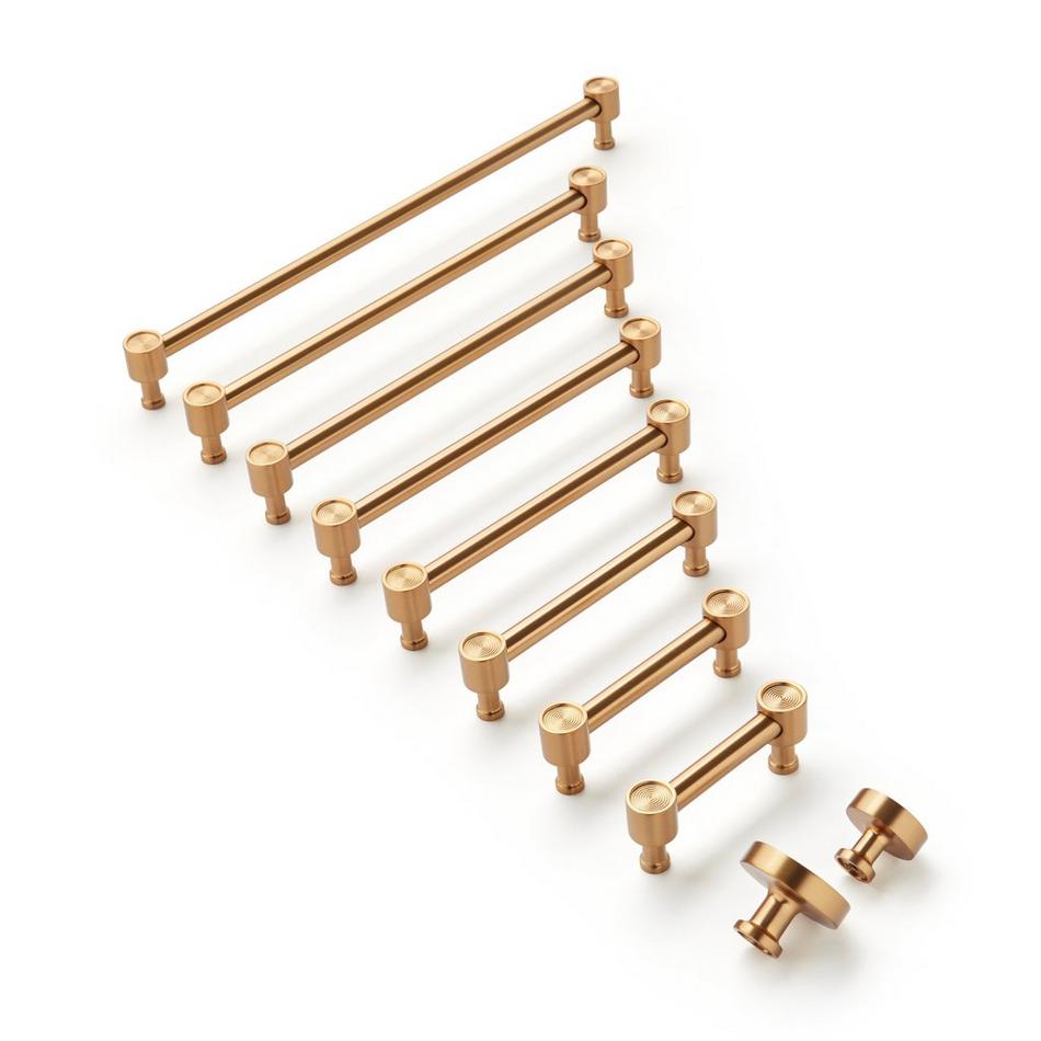 Orwell Radial Textured Cabinet Pull, , large image number 1
