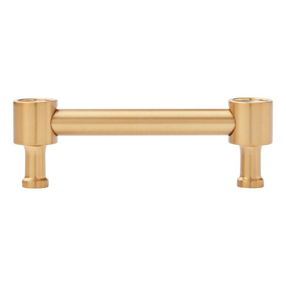 5-1/16" Orwell Radial Textured Cabinet Pull - Brushed Gold, , large image number 2