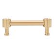 3-3/4" Orwell Radial Textured Cabinet Pull - Champagne Bronze, , large image number 2