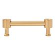 3-3/4" Orwell Radial Textured Cabinet Pull - Brushed Gold, , large image number 2