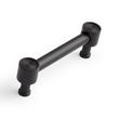 3-3/4" Orwell Radial Textured Cabinet Pull - Matte Black, , large image number 0