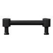 3-3/4" Orwell Radial Textured Cabinet Pull - Matte Black, , large image number 2