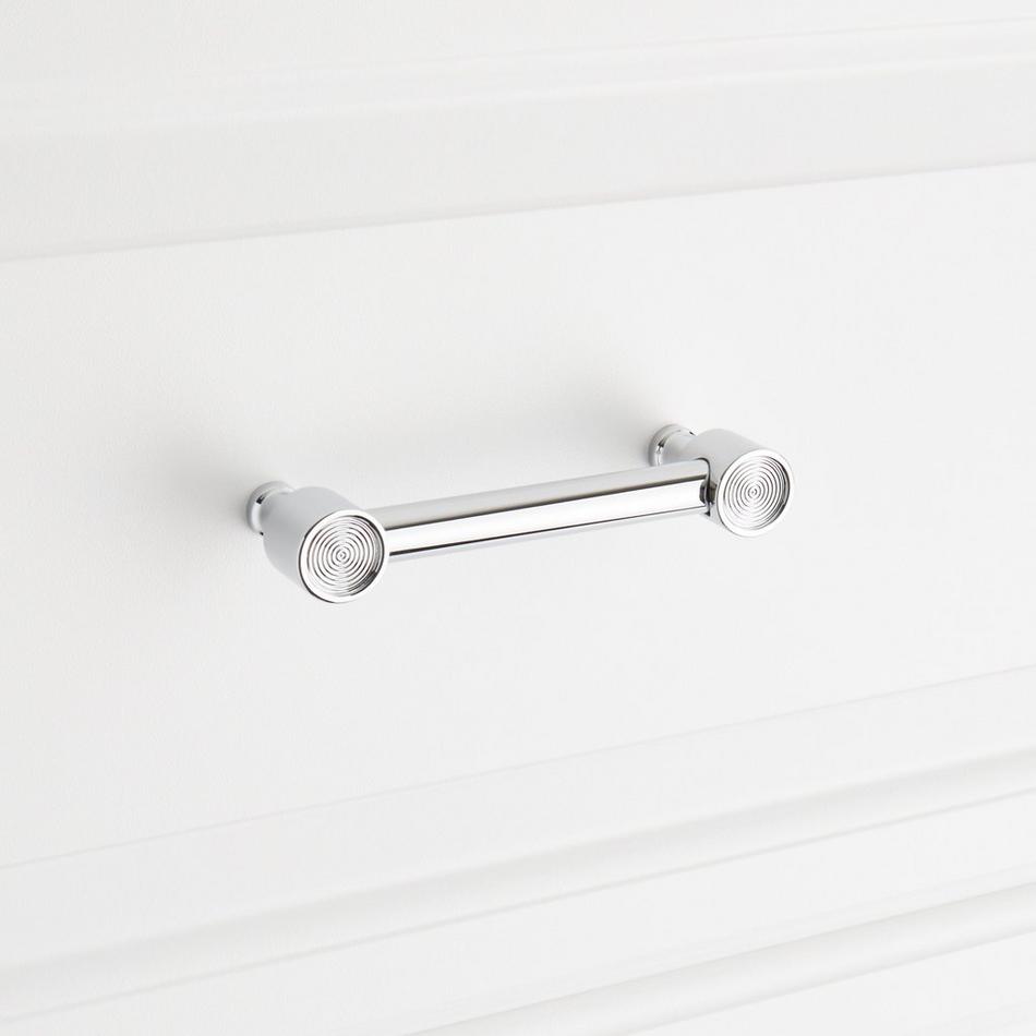 3" Orwell Radial Textured Cabinet Pull - Polished Chrome, , large image number 3