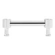3" Orwell Radial Textured Cabinet Pull - Polished Chrome, , large image number 2