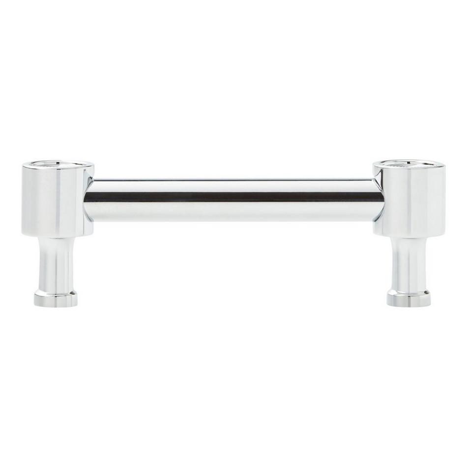 3" Orwell Radial Textured Cabinet Pull - Polished Chrome, , large image number 2