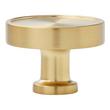 1-3/4" Orwell Radial Textured Round Cabinet Knob - Golden Champagne, , large image number 2